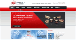 Desktop Screenshot of mcv-microwave.com