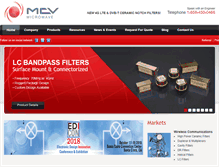 Tablet Screenshot of mcv-microwave.com